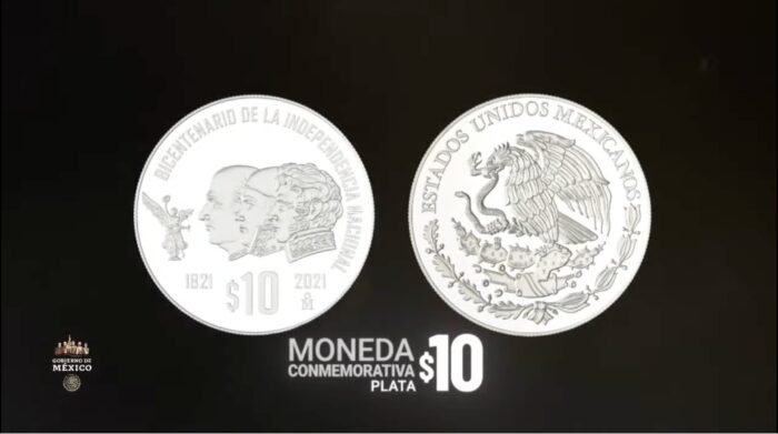 moneda de 10 pesos plata