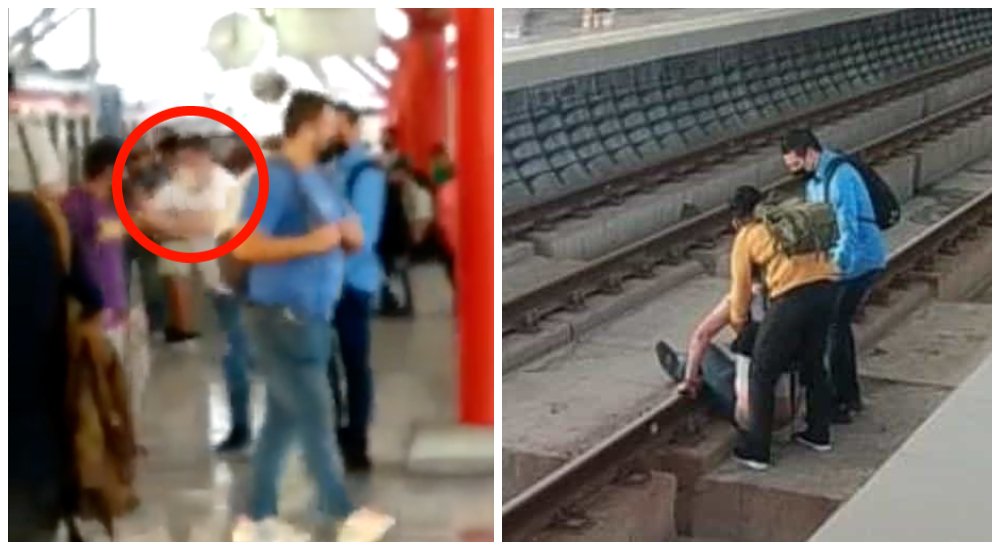 metro metrorrey video ataque pelea caida monterrey
