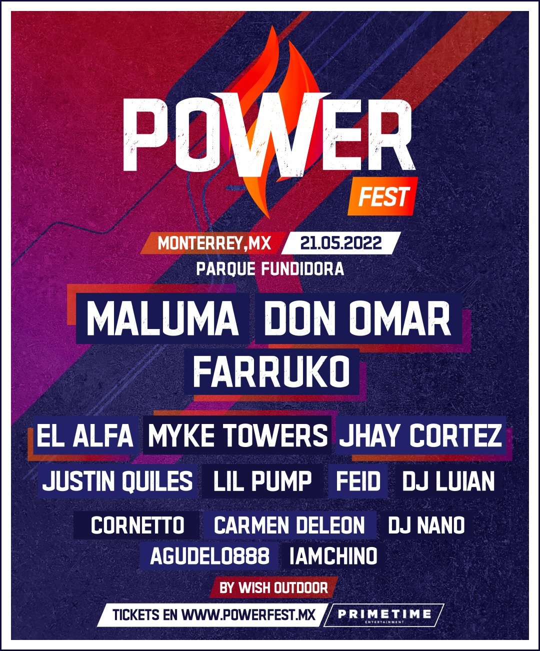 cartel del power fest 2022 monterrey maluma